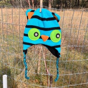 Adorable Blue Tiger Beanie. 14 and Older